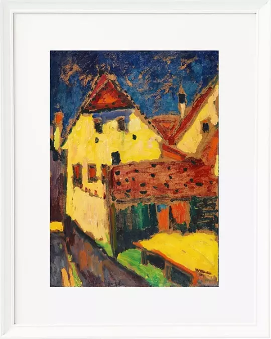 Gelbe Häuser - 1909