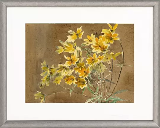 Gelbe und orange Blume - 1915