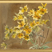 Gul og orange blomst - 1915