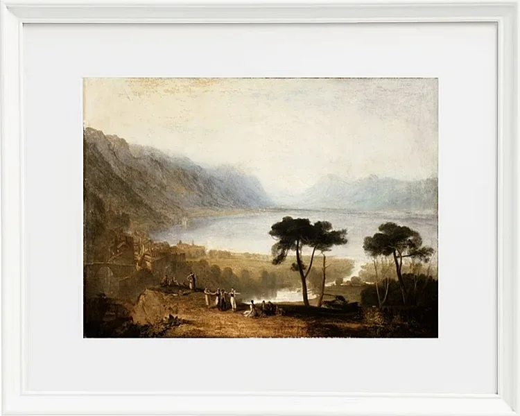 Genfer See von Montreux - 1810