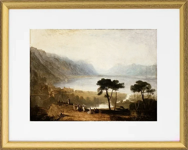 Genfer See von Montreux - 1810