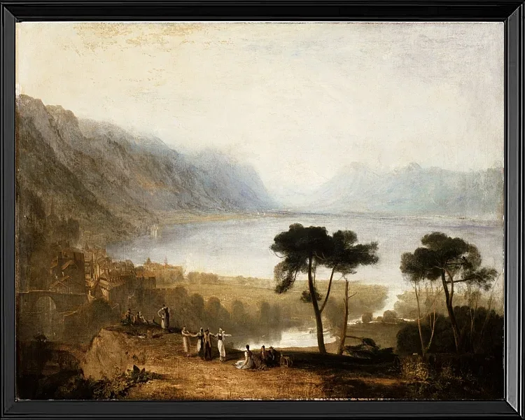Genfer See von Montreux - 1810