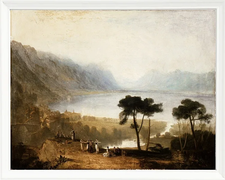 Genfer See von Montreux - 1810