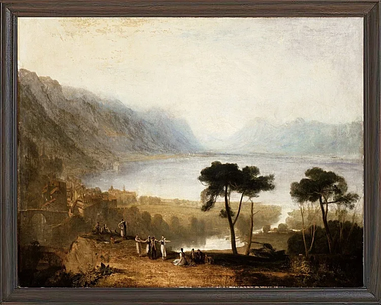 Genfer See von Montreux - 1810