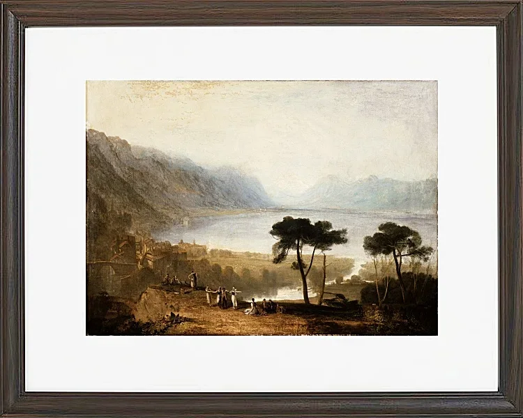 Genfer See von Montreux - 1810