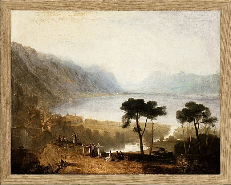 Genfer See von Montreux - 1810