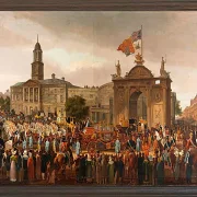 Georg IV zieht in Dublin ein - 1821