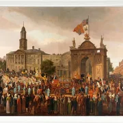 Georg IV zieht in Dublin ein - 1821