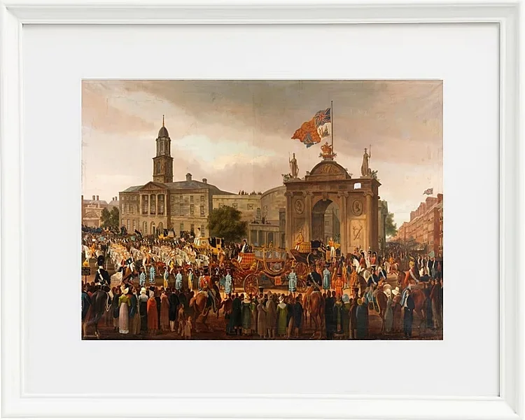 Georg IV zieht in Dublin ein - 1821