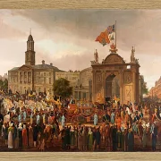 Georg IV zieht in Dublin ein - 1821