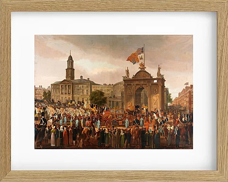 Georg IV zieht in Dublin ein - 1821