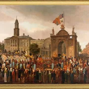 Georg IV zieht in Dublin ein - 1821