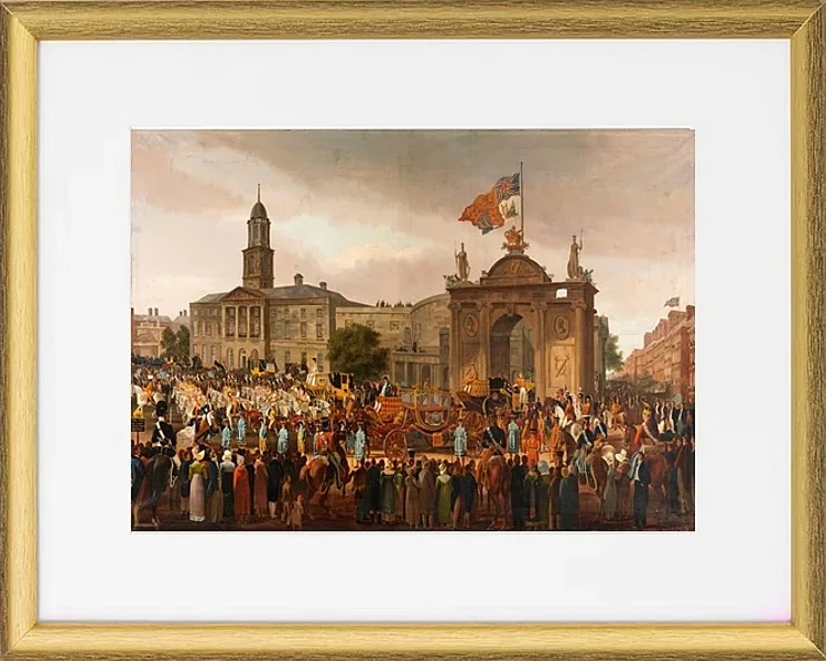 Georg IV zieht in Dublin ein - 1821