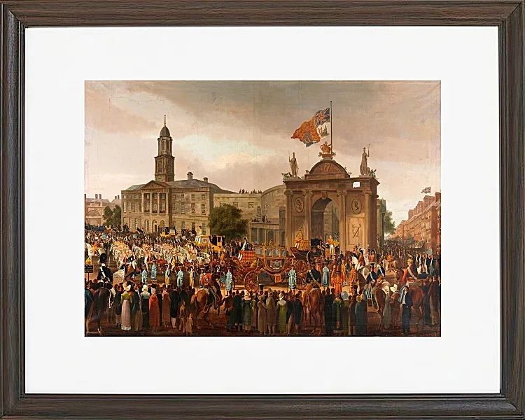 Georg IV zieht in Dublin ein - 1821