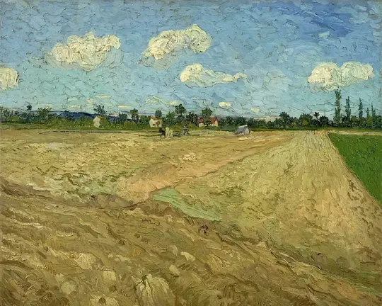 Pløjede marker - 1888