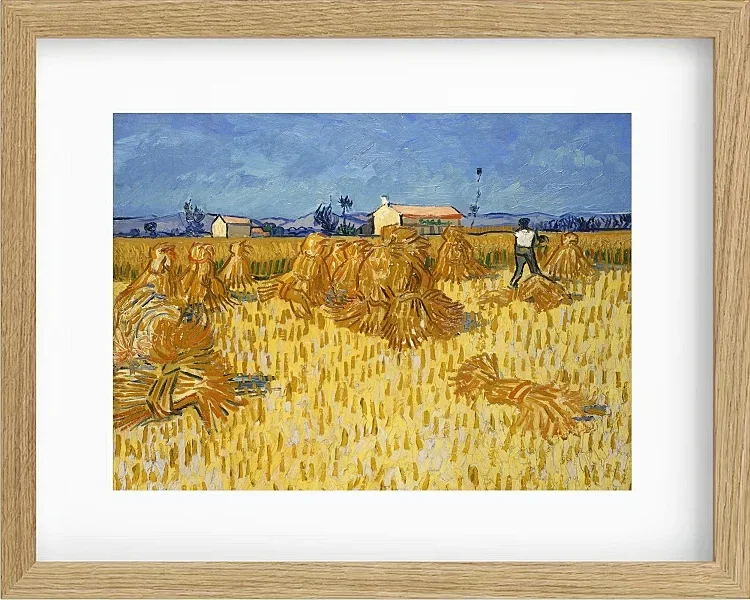 Kornhøst i Provence - 1888