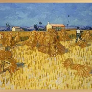 Kornhøst i Provence - 1888