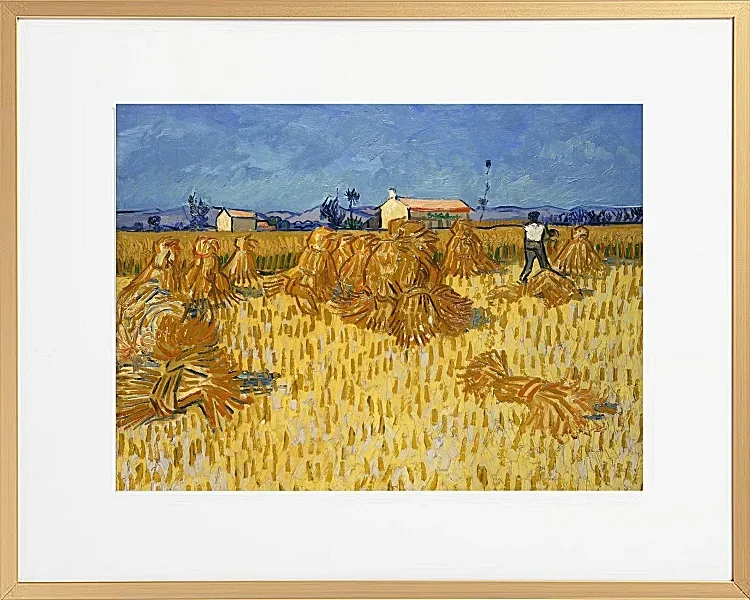 Kornhøst i Provence - 1888