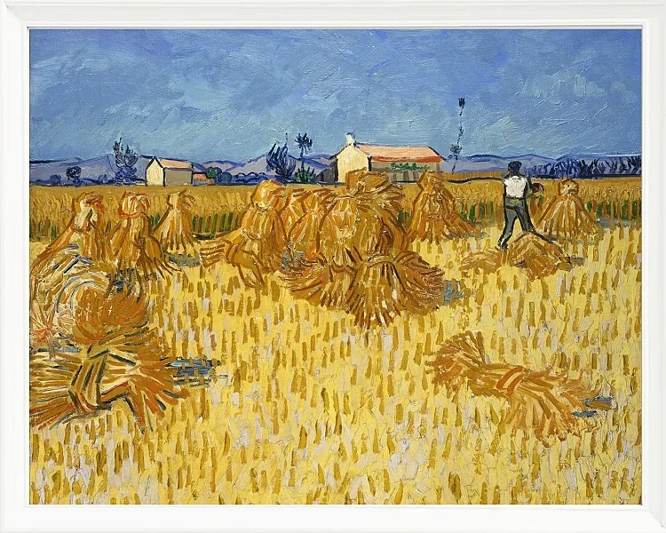 Kornhøst i Provence - 1888