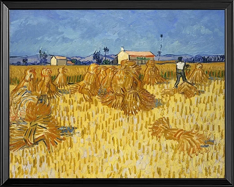 Kornhøst i Provence - 1888