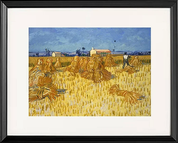 Kornhøst i Provence - 1888