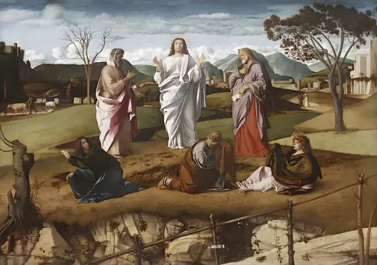 Giovanni Bellini | Die Verklärung Christi – 1488 | Gerahmter Kunstdruck | Renaissance | formida