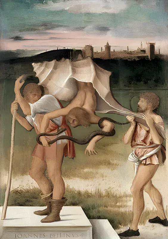 Giovanni Bellini | Neid und Trägheit - 1496 | Giclée Kunstdruck gerahmt