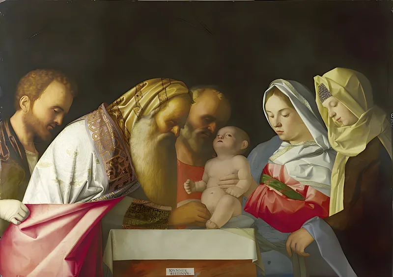 Giovanni Bellini | Kristi omskærelse - 1502 | Indrammet kunsttryk | Renæssance | formida