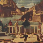 Giovanni Bellini | Religiøs allegori - 1490 | Indrammet kunsttryk | Renæssance | formida