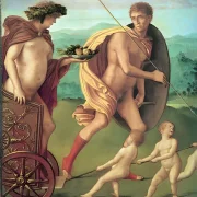 Giovanni Bellini | Vier Allegorien Beharrlichkeit - 1490 | Giclée Kunstdruck gerahmt