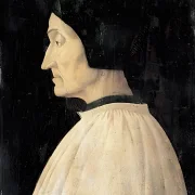 Giovanni Bellini | Der heilige Lorenzo Giustiniani - 1505 | Giclée Kunstdruck gerahmt