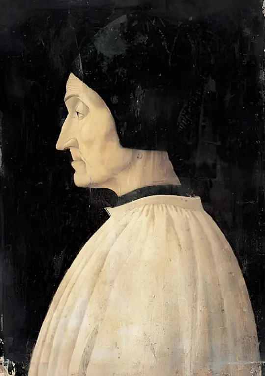 Giovanni Bellini | Der heilige Lorenzo Giustiniani - 1505 | Giclée Kunstdruck gerahmt