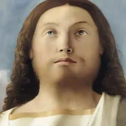 Giovanni Bellini | Kopf Christi - 1500 | Giclée Kunstdruck gerahmt