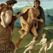 Giovanni Bellini | Standhaftigkeit - 1490 | Giclée Kunstdruck gerahmt