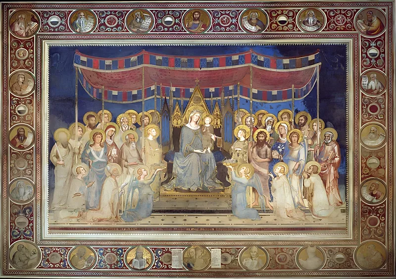 Giovanni Bellini | Hellig Samtale - 1451 | Indrammet kunsttryk | Renæssance | formida