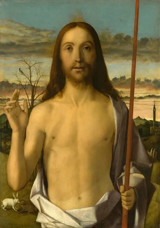 Giovanni Bellini | Kristus velsignelse - 1500 | Indrammet kunsttryk | Renæssance | formida
