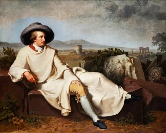 Goethe in der römischen Campagna - 1787