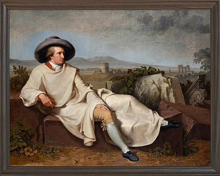 Goethe in der römischen Campagna - 1787
