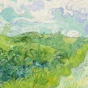 Grüne Weizenfelder, Auvers - 1890