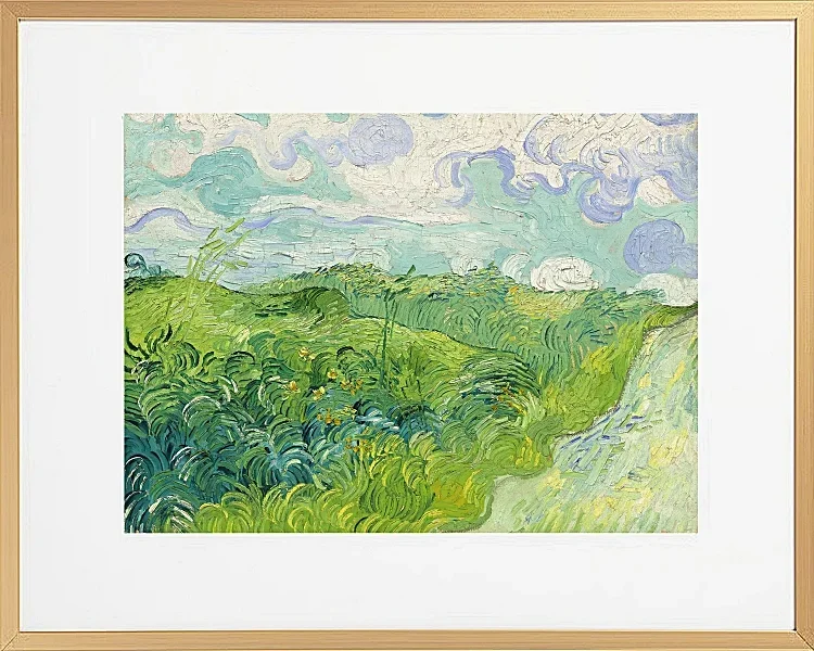 Grüne Weizenfelder, Auvers - 1890