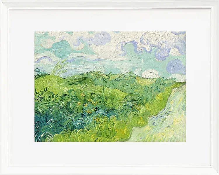 Grüne Weizenfelder, Auvers - 1890