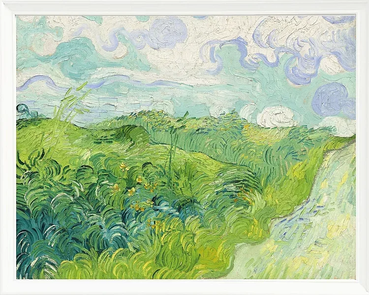 Grüne Weizenfelder, Auvers - 1890