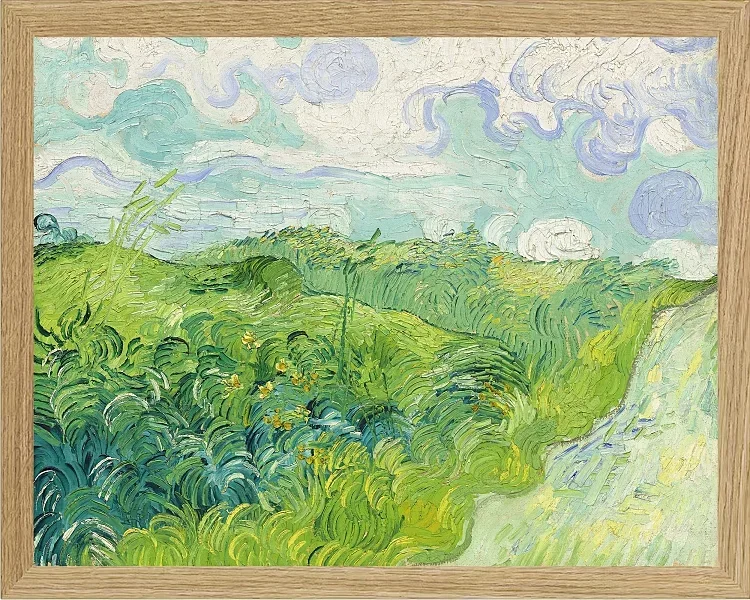 Grüne Weizenfelder, Auvers - 1890
