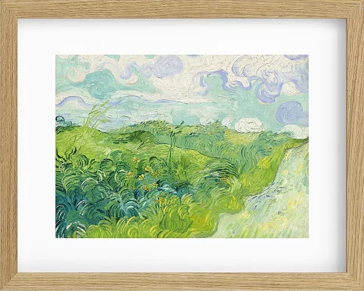 Grüne Weizenfelder, Auvers - 1890