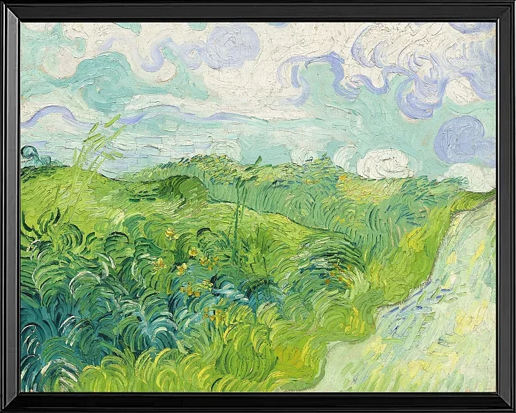 Grüne Weizenfelder, Auvers - 1890