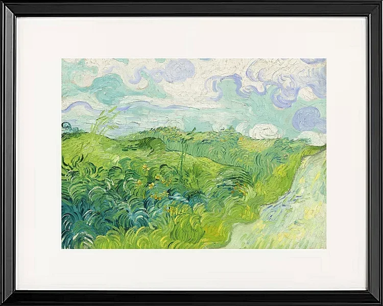 Grüne Weizenfelder, Auvers - 1890
