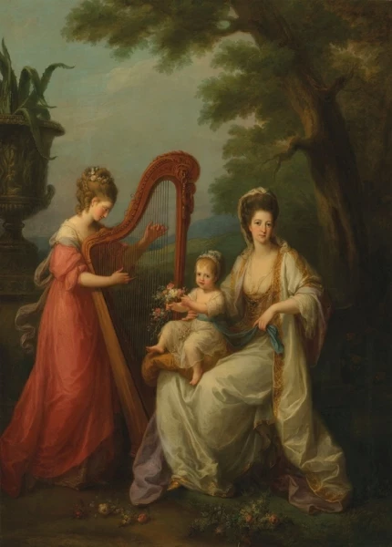 Gruppenporträt von Lady Elizabeth Smith-Stanley – 1778