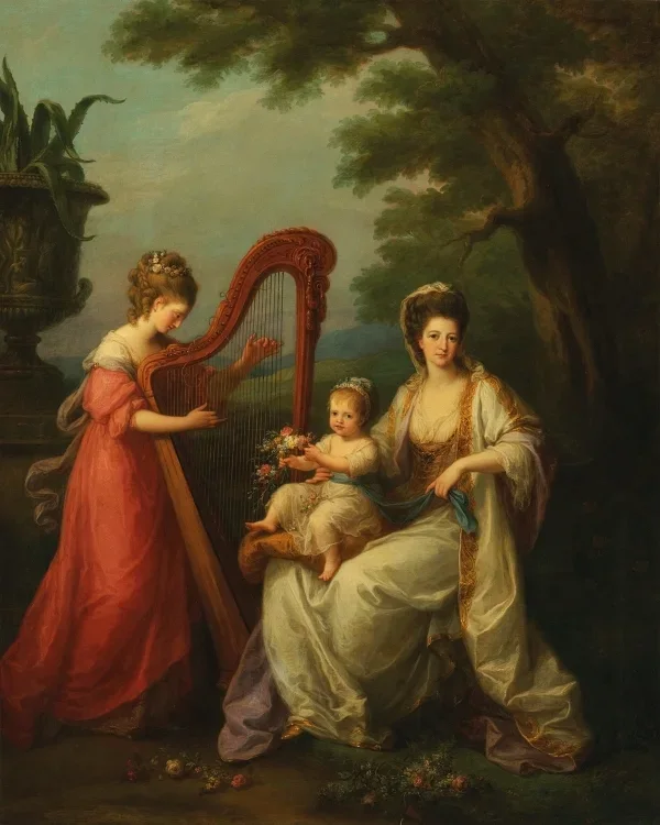 Gruppenporträt von Lady Elizabeth Smith-Stanley 1778