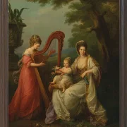 Gruppenporträt von Lady Elizabeth Smith-Stanley 1778