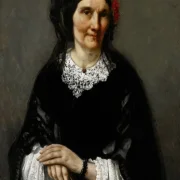 Gustave Courbet | Portræt af Anika Psalmon - 1862 | Indrammet kunsttryk | Realisme